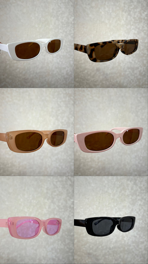 Vintage Fashionable Oval Shade Sunglasses